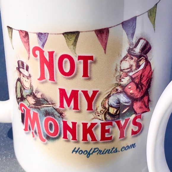 2 “Not My Circus Not My Monkeys” Mugs (lot Of Two) - Picture 6 of 15